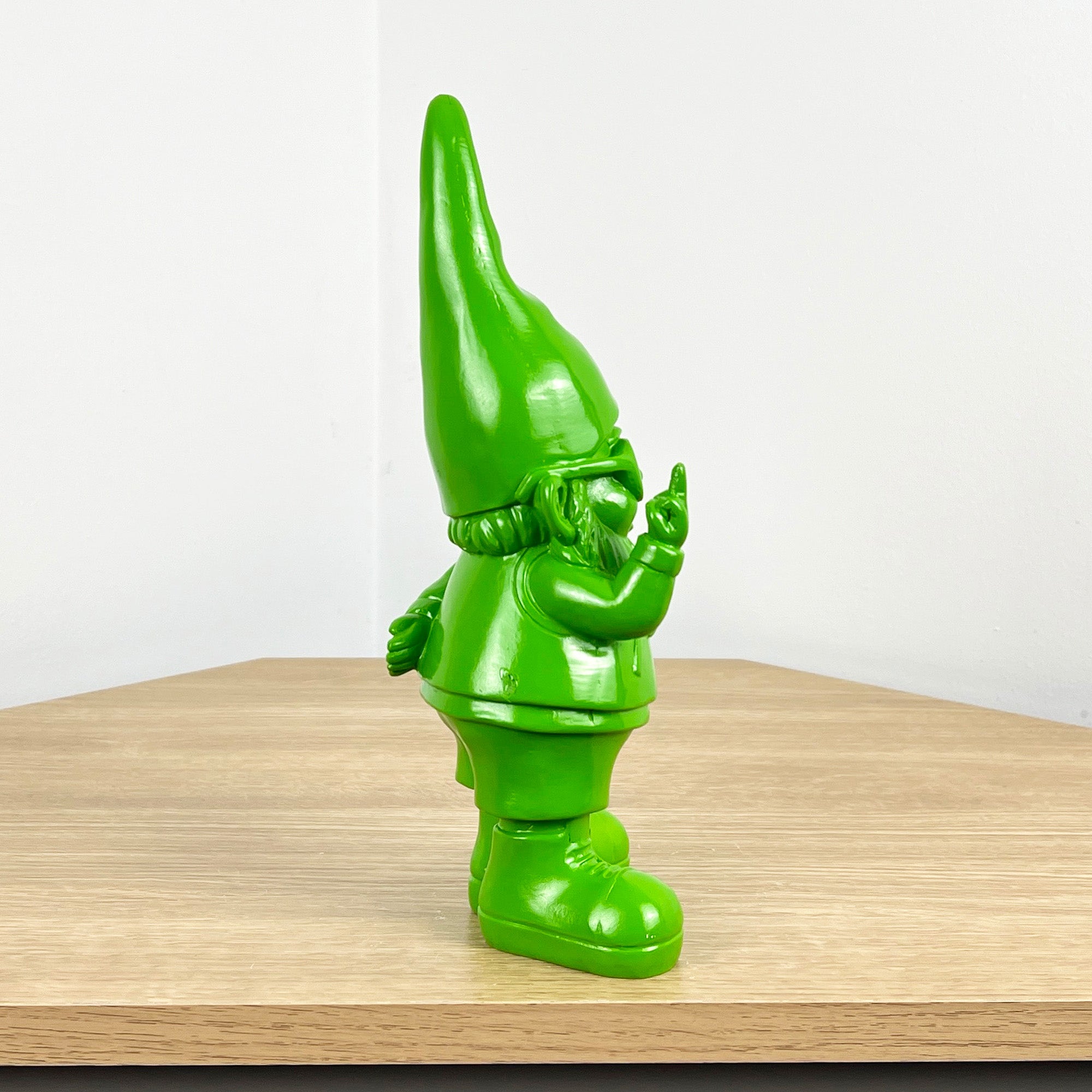 26.5cm Cheeky Middle Finger Gnome / Gonk - Green