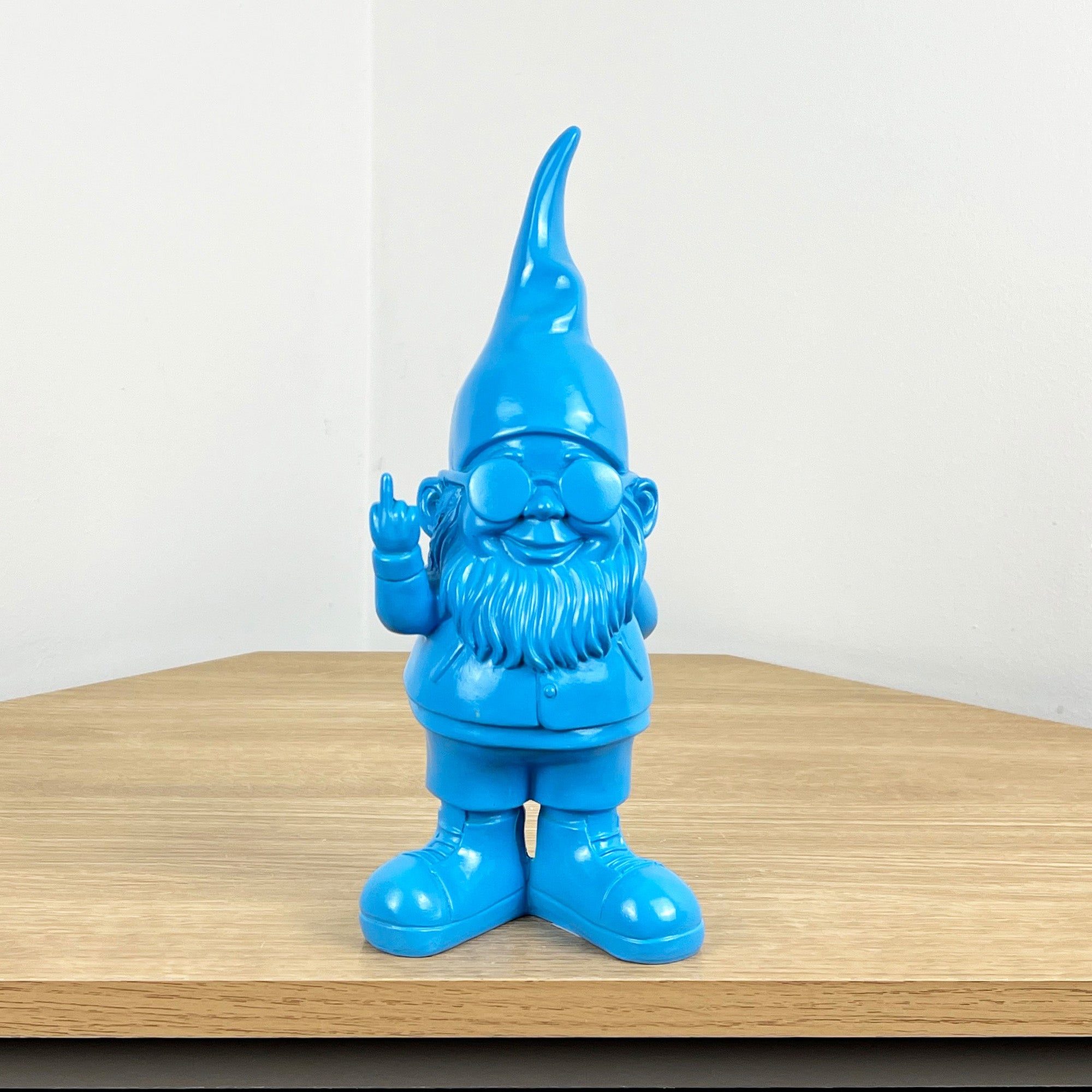 26.5cm Cheeky Middle Finger Gnome / Gonk - Blue