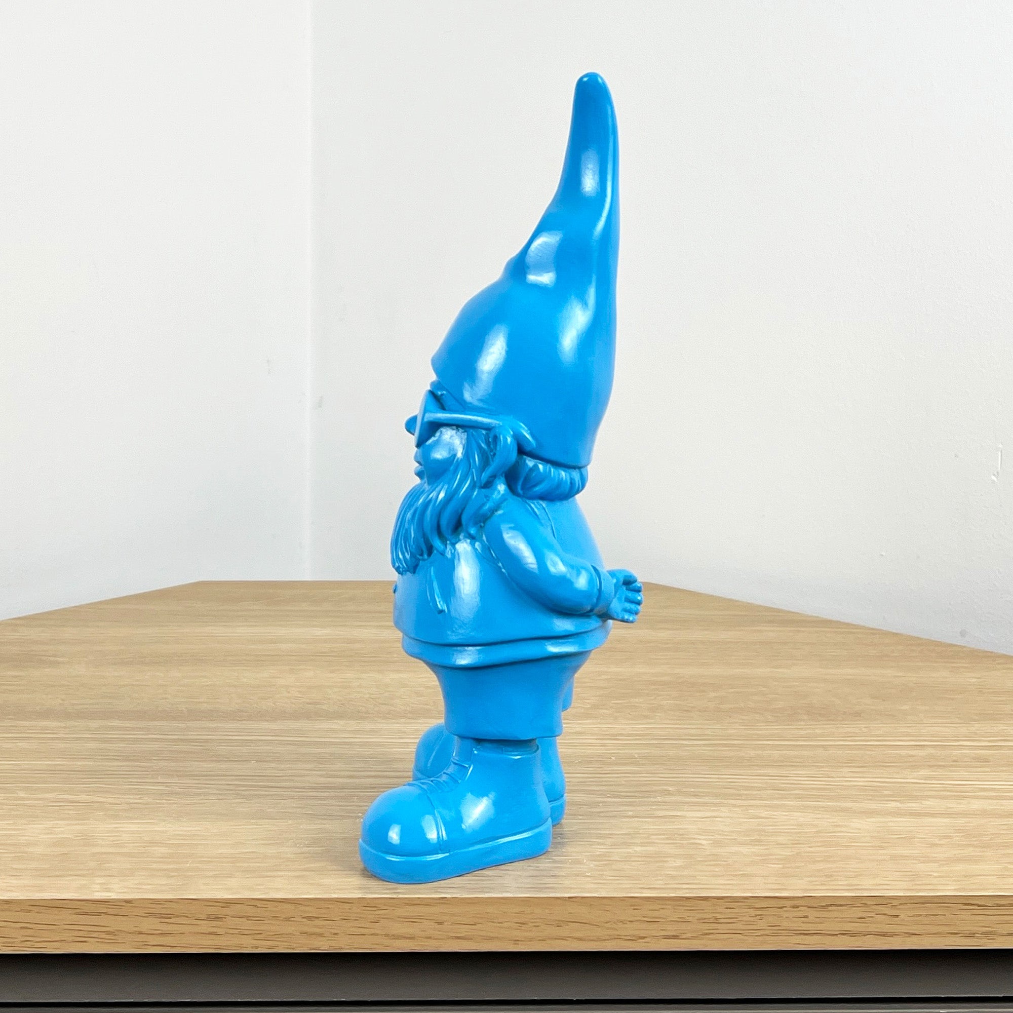 26.5cm Cheeky Middle Finger Gnome / Gonk - Blue