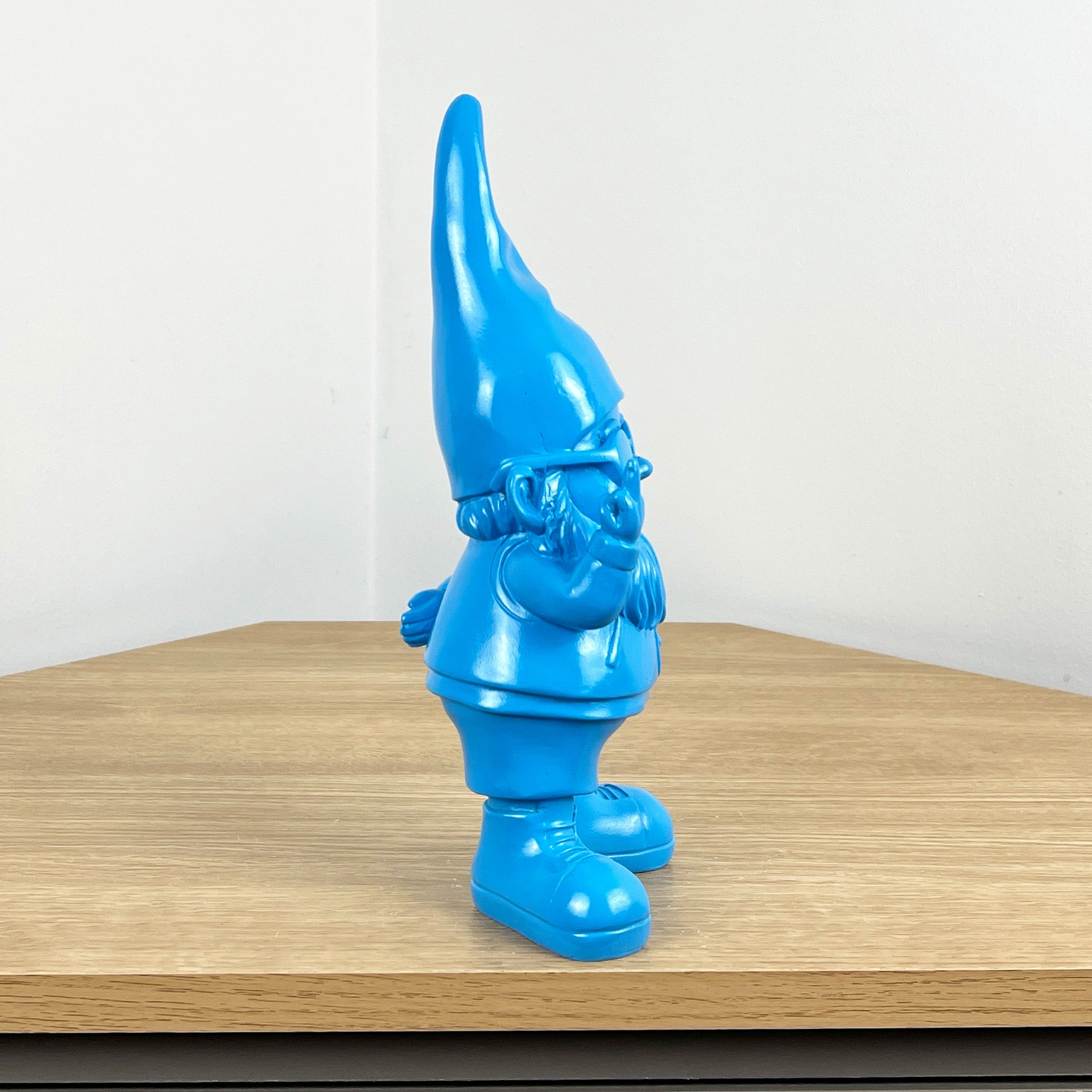 26.5cm Cheeky Middle Finger Gnome / Gonk - Blue