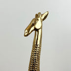 44.5cm Tall Gold Giraffe Ornament - Resin