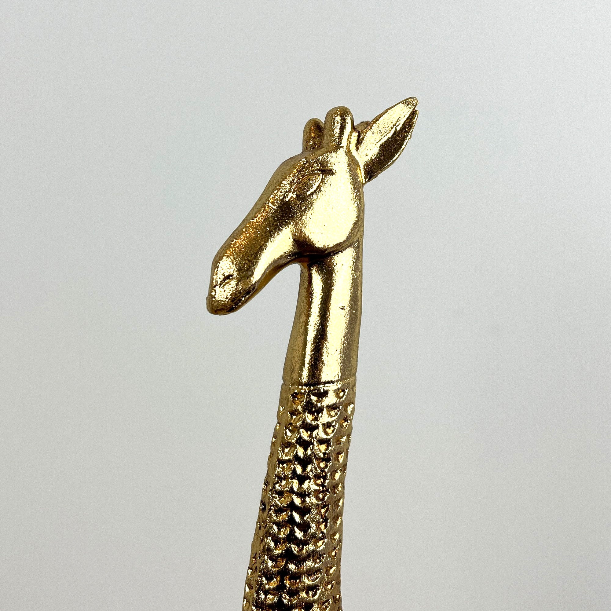44.5cm Tall Gold Giraffe Ornament - Resin