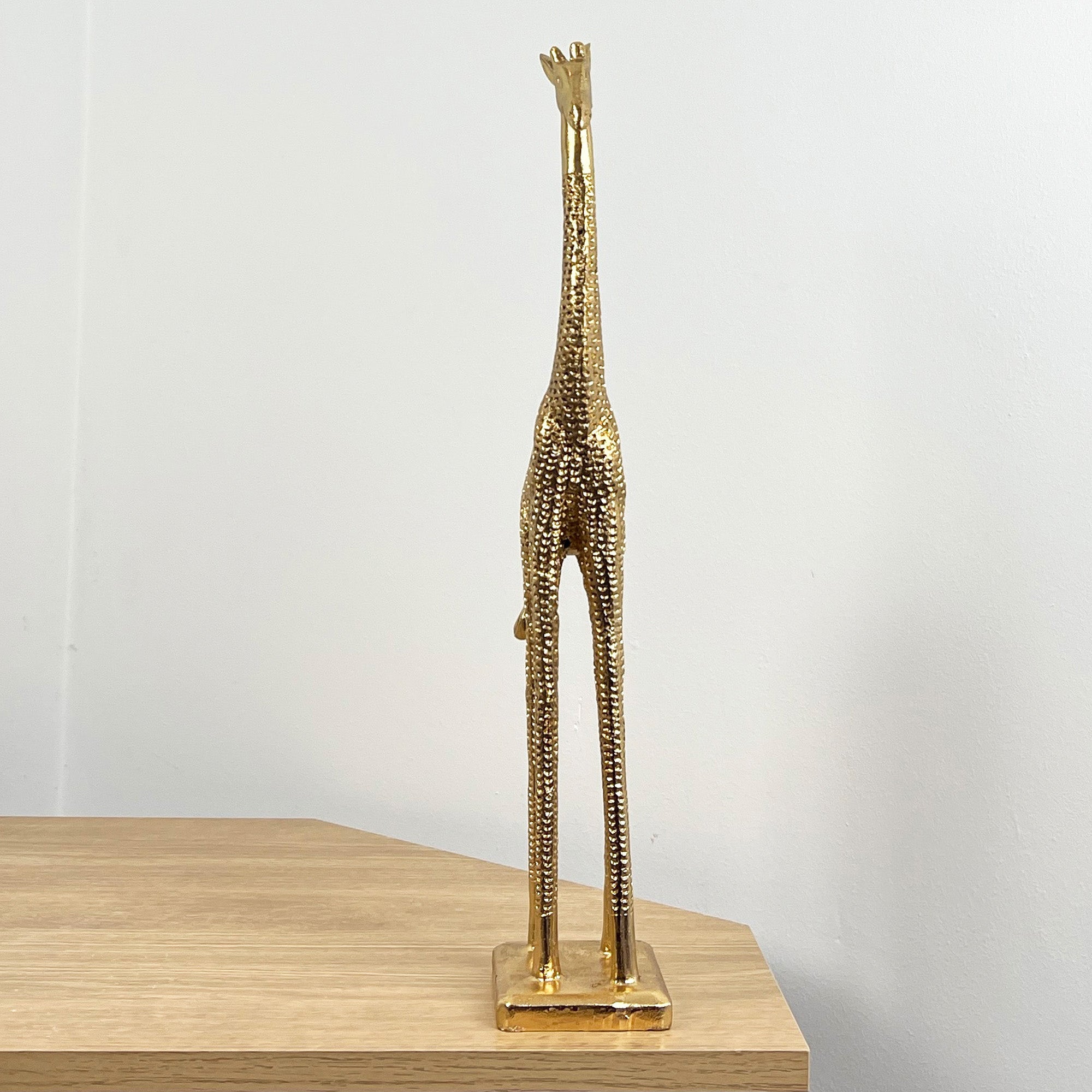 44.5cm Tall Gold Giraffe Ornament - Resin
