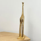 44.5cm Tall Gold Giraffe Ornament - Resin