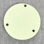 32.5cm Moroccan Pattern Decorative Metal Tray – Green
