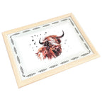 Highland Cow Padded Lap Tray