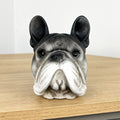 14cm French Bulldog Head Ornament - Resin
