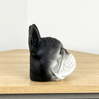 14cm French Bulldog Head Ornament - Resin