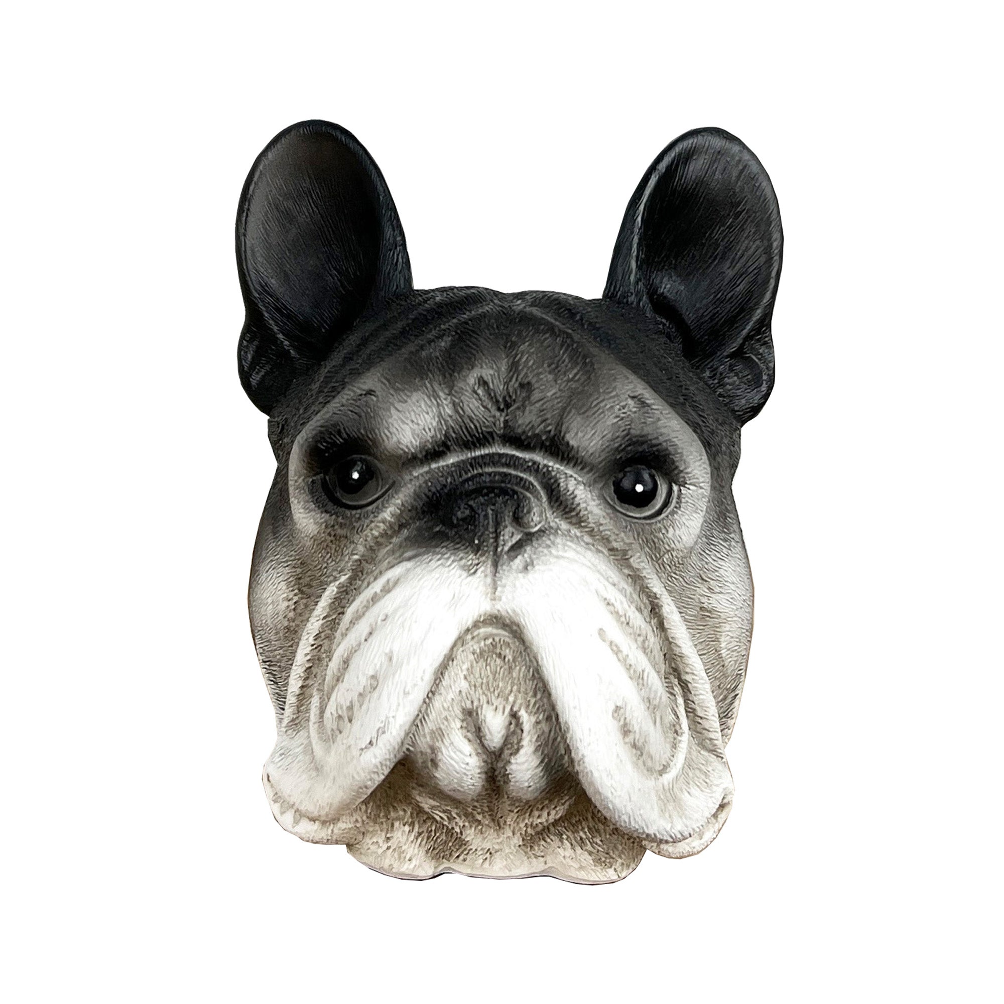 14cm French Bulldog Head Ornament - Resin