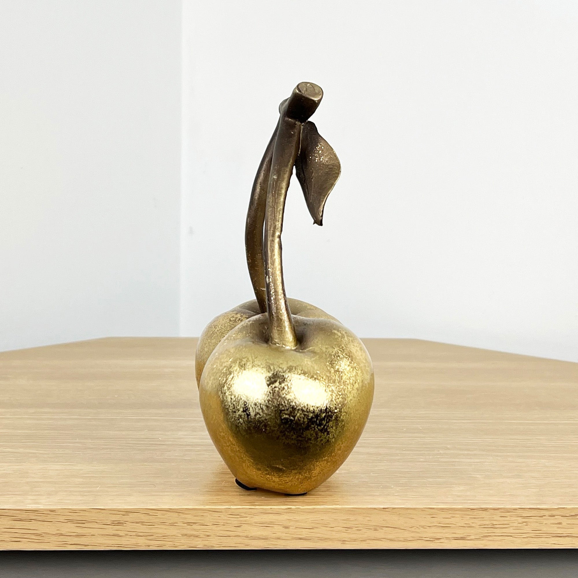 18cm Gold Cherries Fruit Ornament – Resin