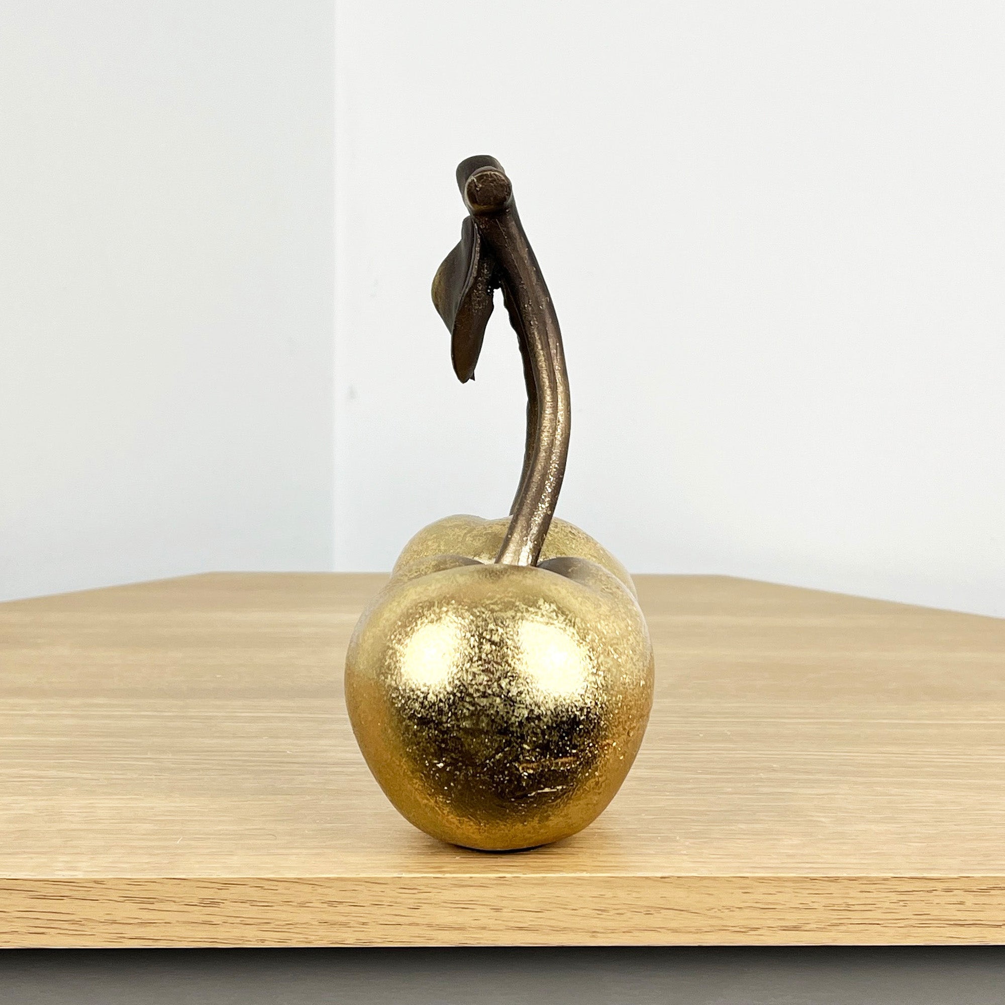 18cm Gold Cherries Fruit Ornament – Resin