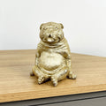 14.5cm Fat Sitting Pug Dog Ornament - Resin