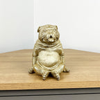 14.5cm Fat Sitting Pug Dog Ornament - Resin