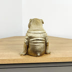 14.5cm Fat Sitting Pug Dog Ornament - Resin