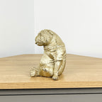 14.5cm Fat Sitting Pug Dog Ornament - Resin