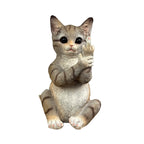 19cm Up Yours Middle Finger Cat Ornament – Resin