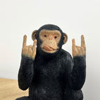 Rock n Roll  Monkey Ornament - Resin