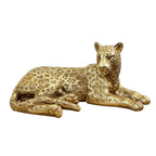 30cm Gold Leopard Ornament - Resin