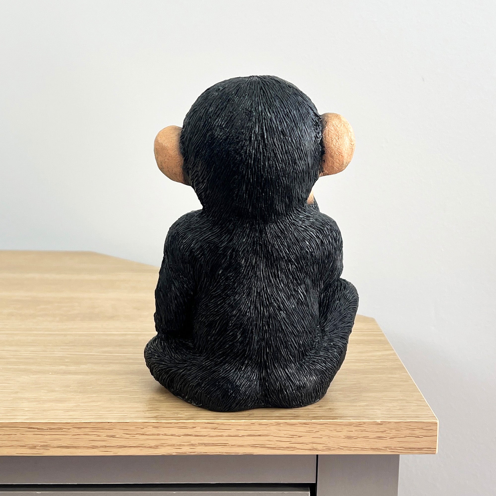 17.5cm Cute Confused Monkey Ornament - Resin