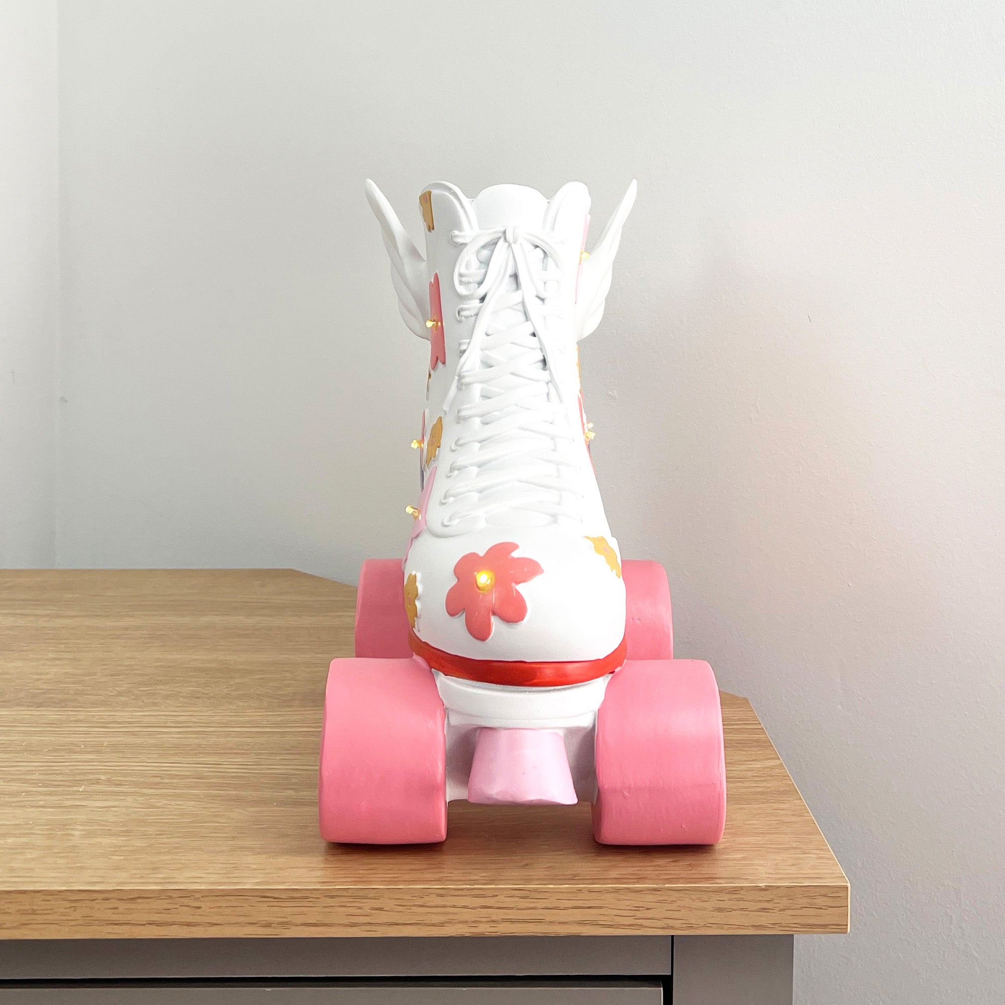 25cm LED Light Up Funky Roller Skate Ornament - Resin