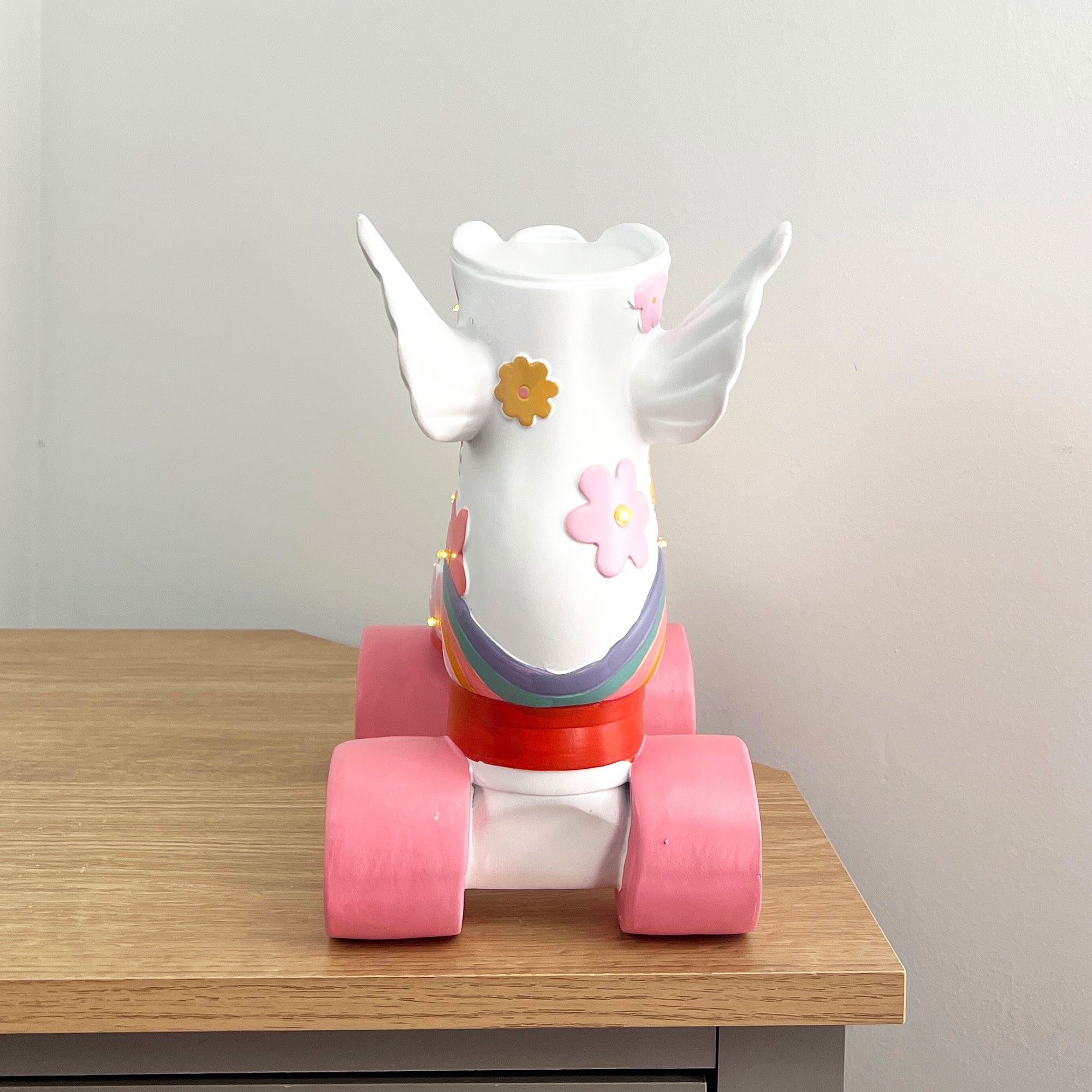 25cm LED Light Up Funky Roller Skate Ornament - Resin
