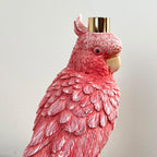 27cm Pink Bird Candle Holder – Resin