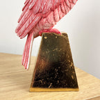 27cm Pink Bird Candle Holder – Resin
