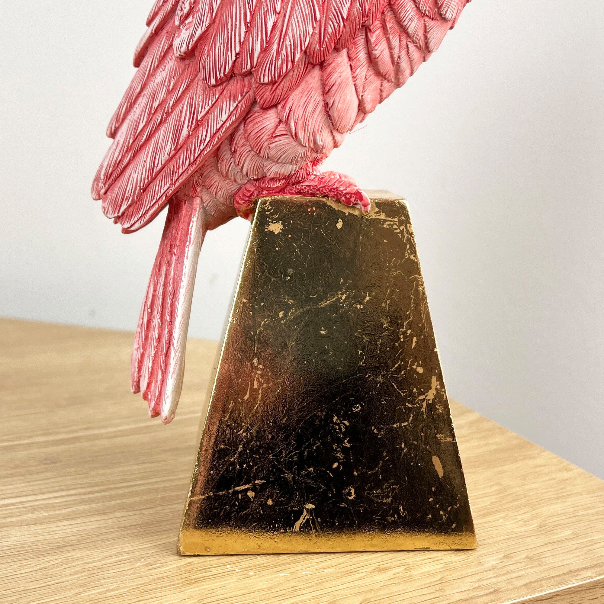27cm Pink Bird Candle Holder – Resin