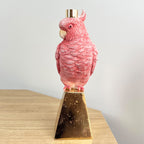 27cm Pink Bird Candle Holder – Resin
