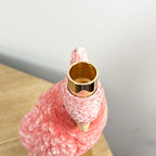 27cm Pink Bird Candle Holder – Resin