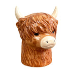 18cm Highland Cow Kitchen Utensil Pot / Jar