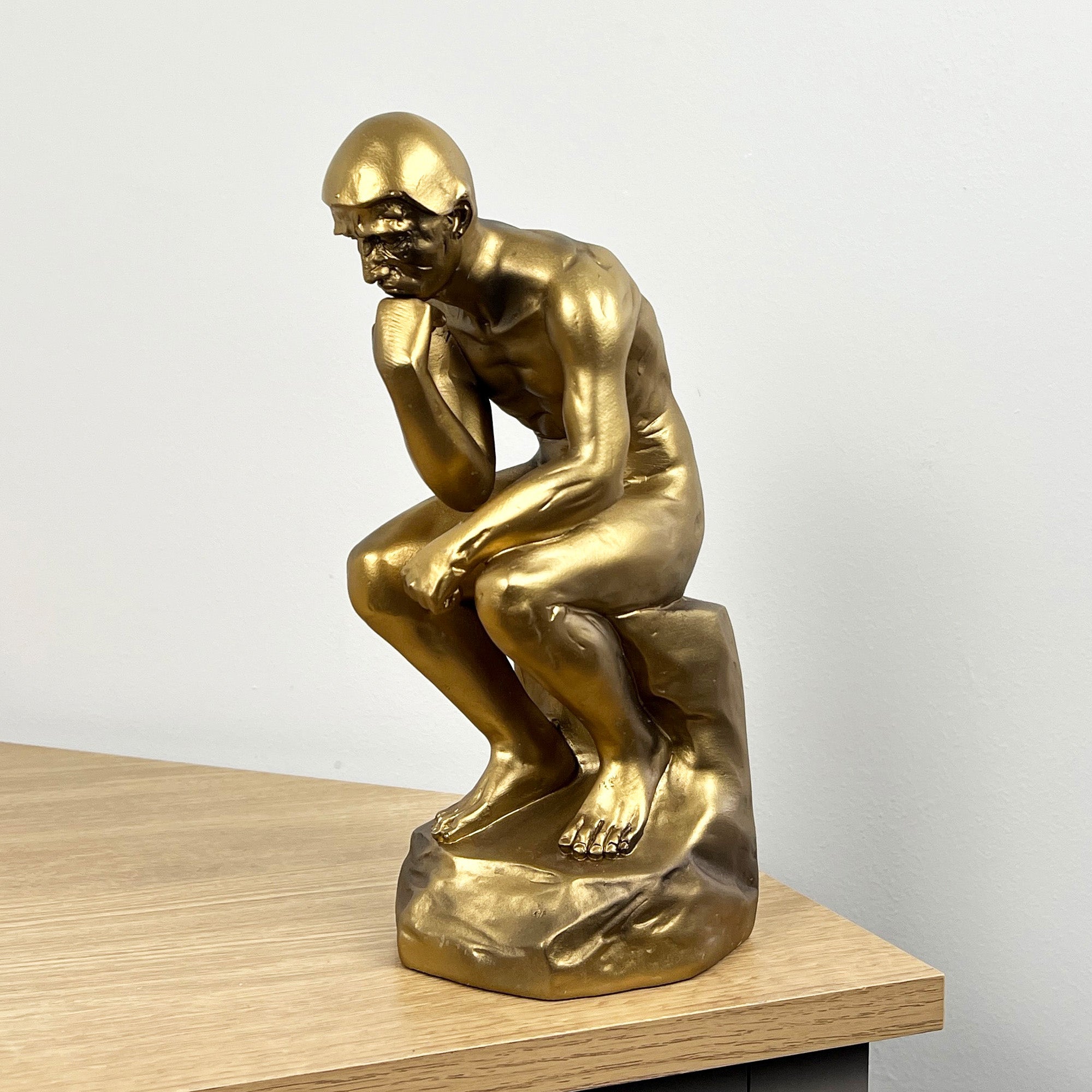 27.3cm Tall 'The Thinker' Statue Ornament - Resin