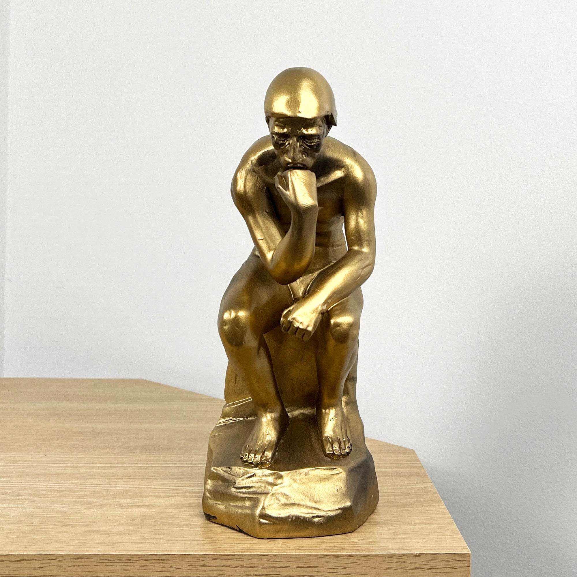 27.3cm Tall 'The Thinker' Statue Ornament - Resin