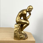 27.3cm Tall 'The Thinker' Statue Ornament - Resin