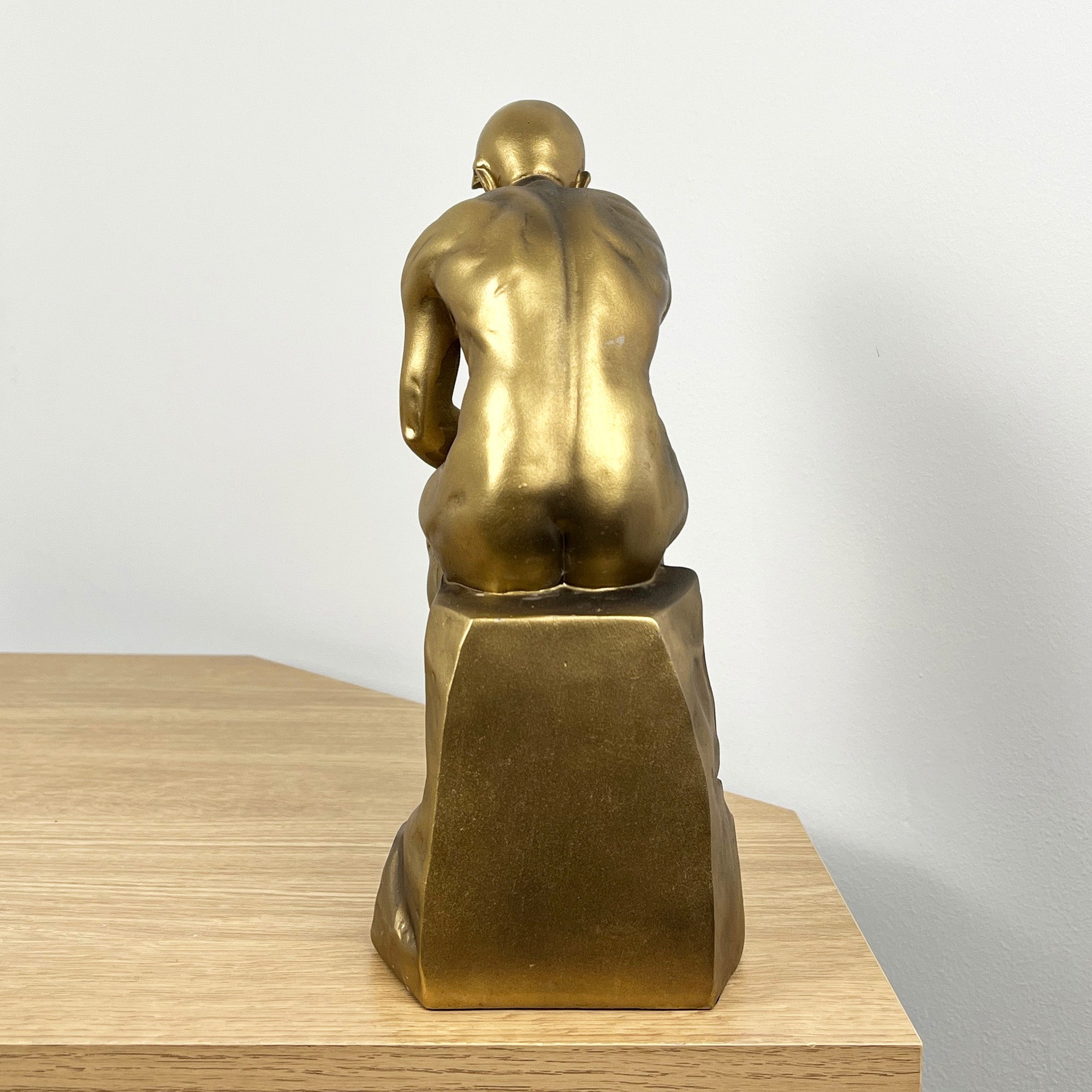 27.3cm Tall 'The Thinker' Statue Ornament - Resin