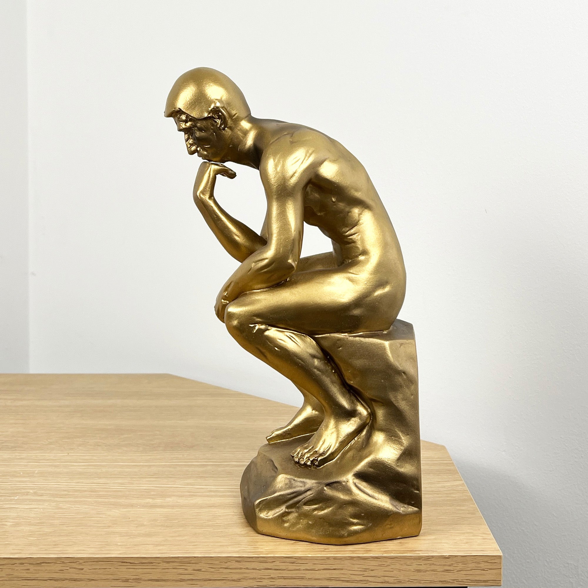 27.3cm Tall 'The Thinker' Statue Ornament - Resin