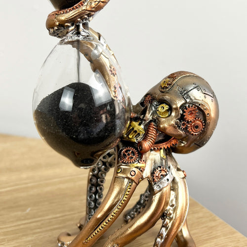 18.3cm Octopus Hourglass Ornament - Resin