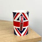 Set of 2 Union Jack UK Flag 250ml Mugs - Fine China