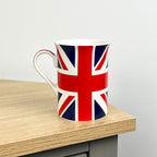Set of 2 Union Jack UK Flag 250ml Mugs - Fine China