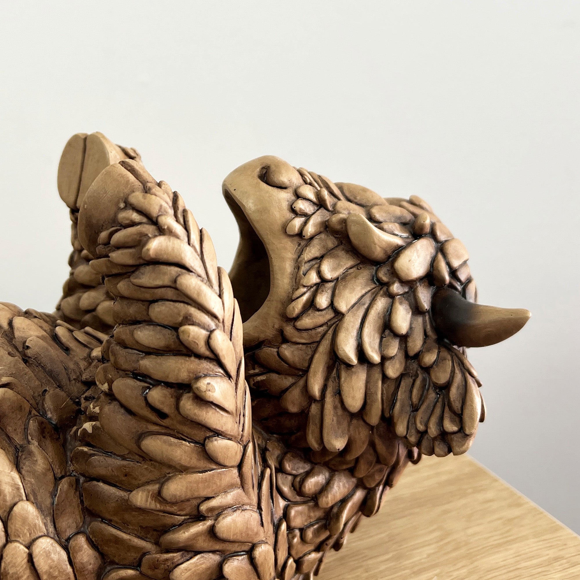 Highland Cow Single Wine Bottle Holder - Resin