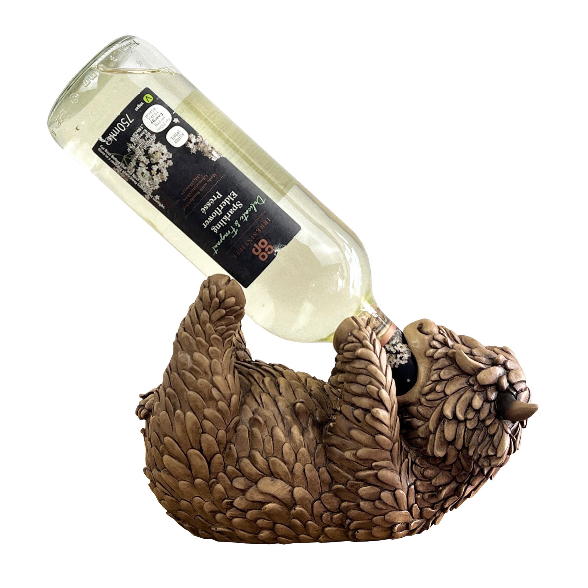 Highland Cow Single Wine Bottle Holder - Resin