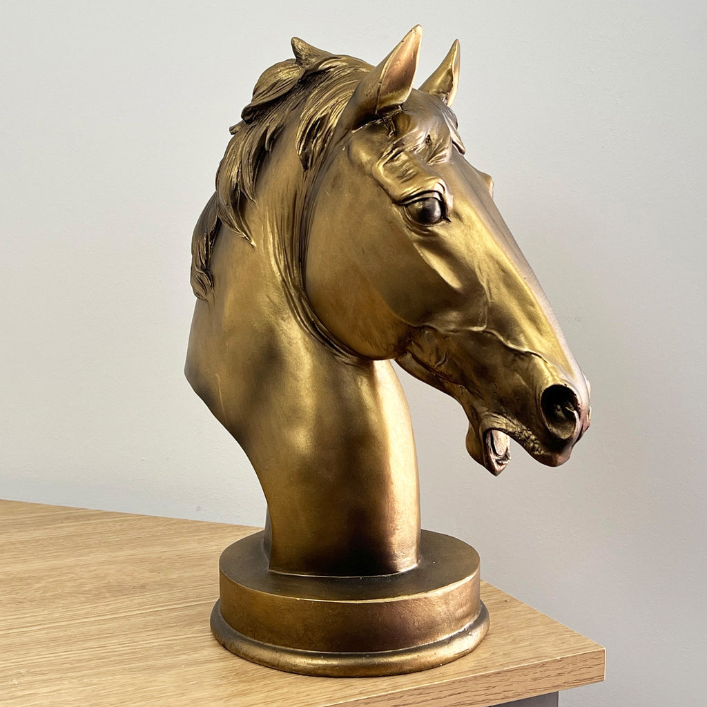 33cm Large Horse Head / Bust Ornament - Resin
