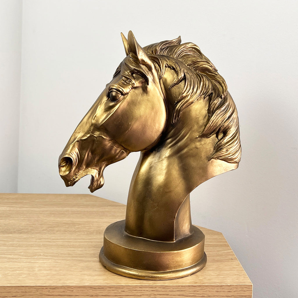 33cm Large Horse Head / Bust Ornament - Resin