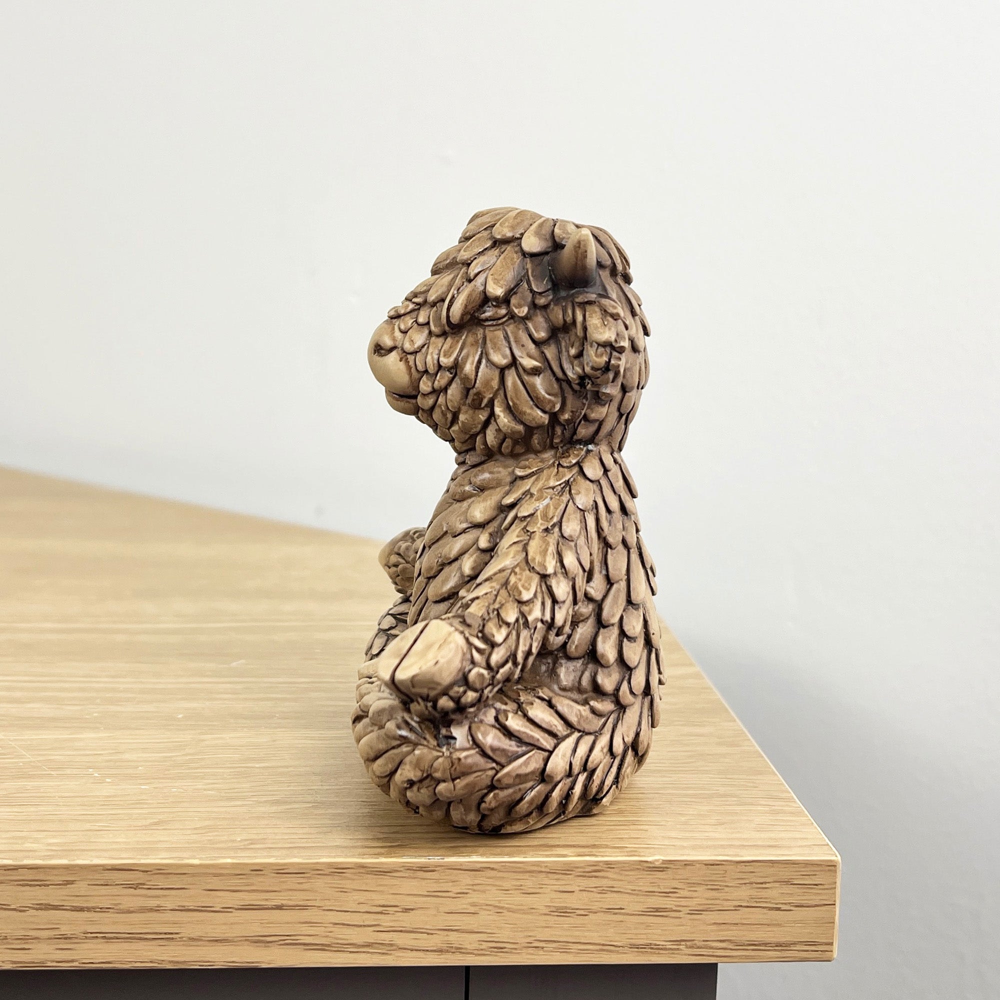 10.8cm Meditating Highland Cow Ornament - Resin