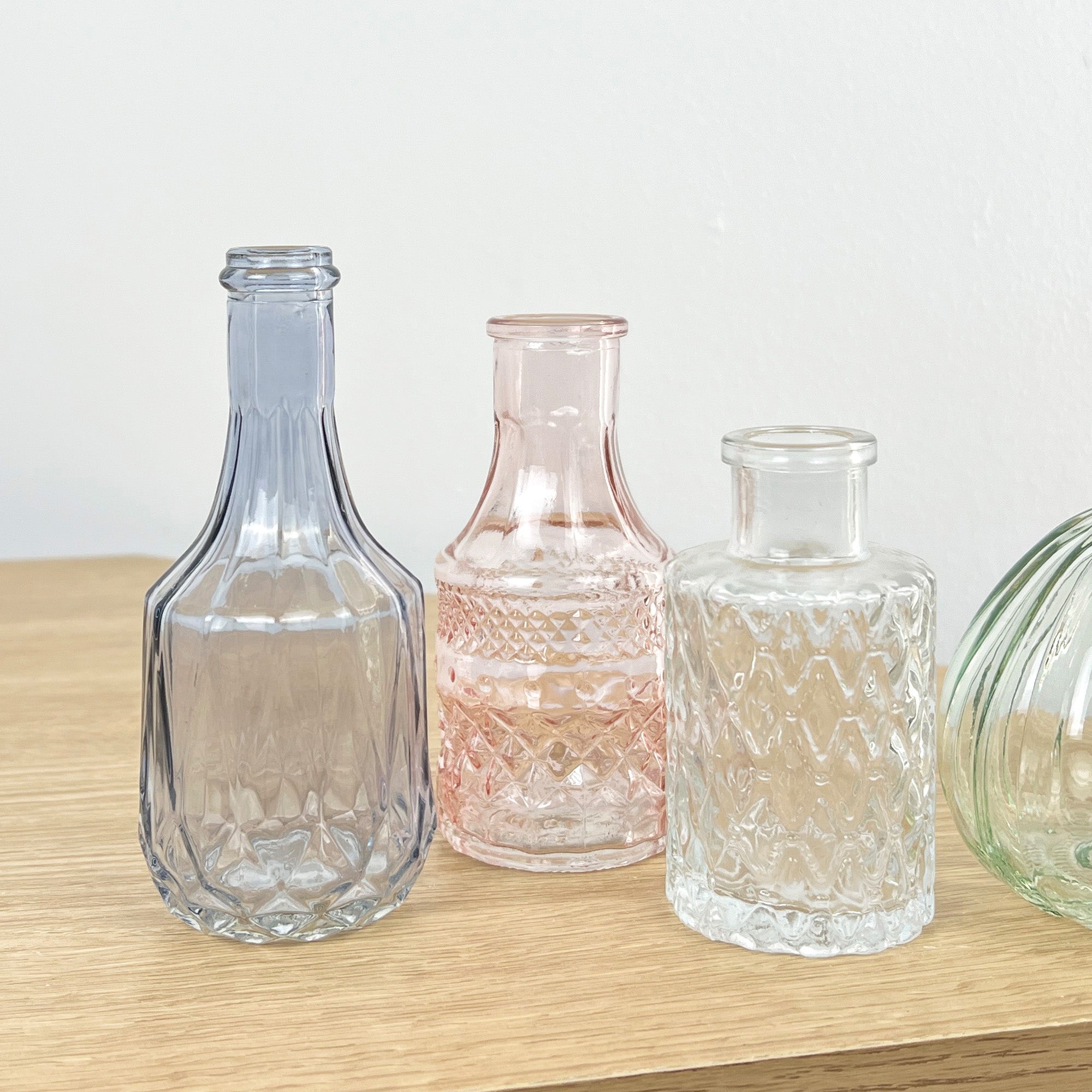 Set of 4 Vintage Style Bud Vases