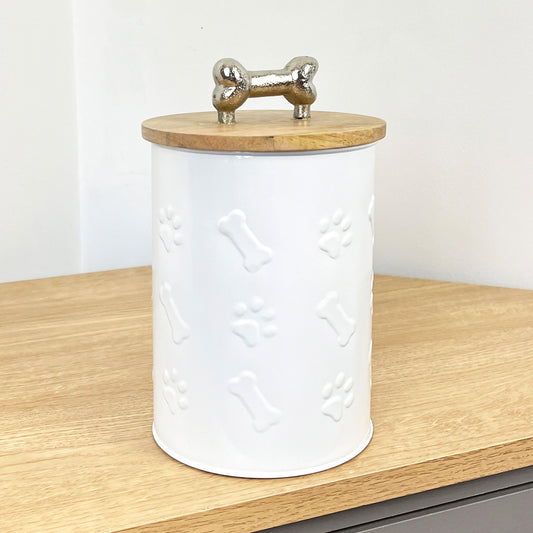 2 Litre Dog Treat Tin Storage Jar