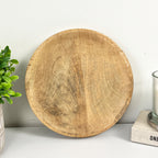 22cm Round Plant Pot Stand - Wood