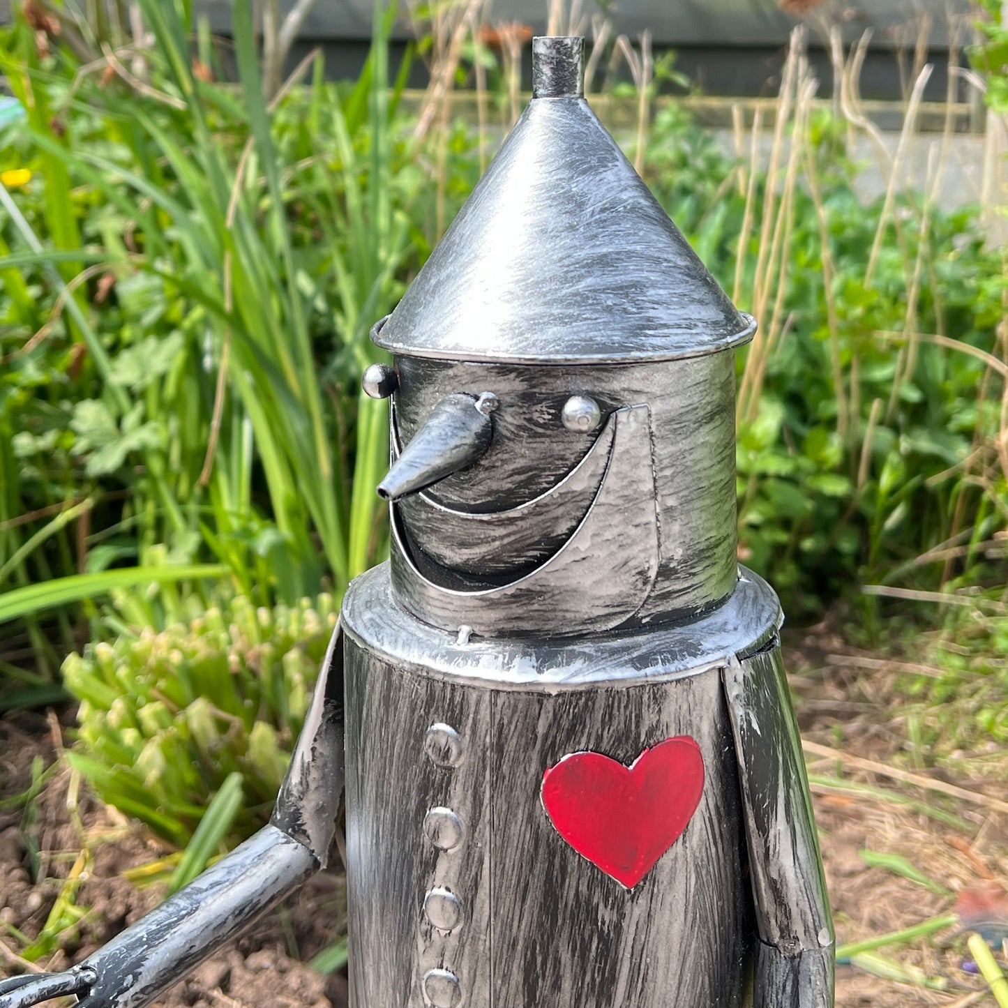 41cm Tall Metal Tin Man Ornament