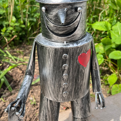 41cm Tall Metal Tin Man Ornament