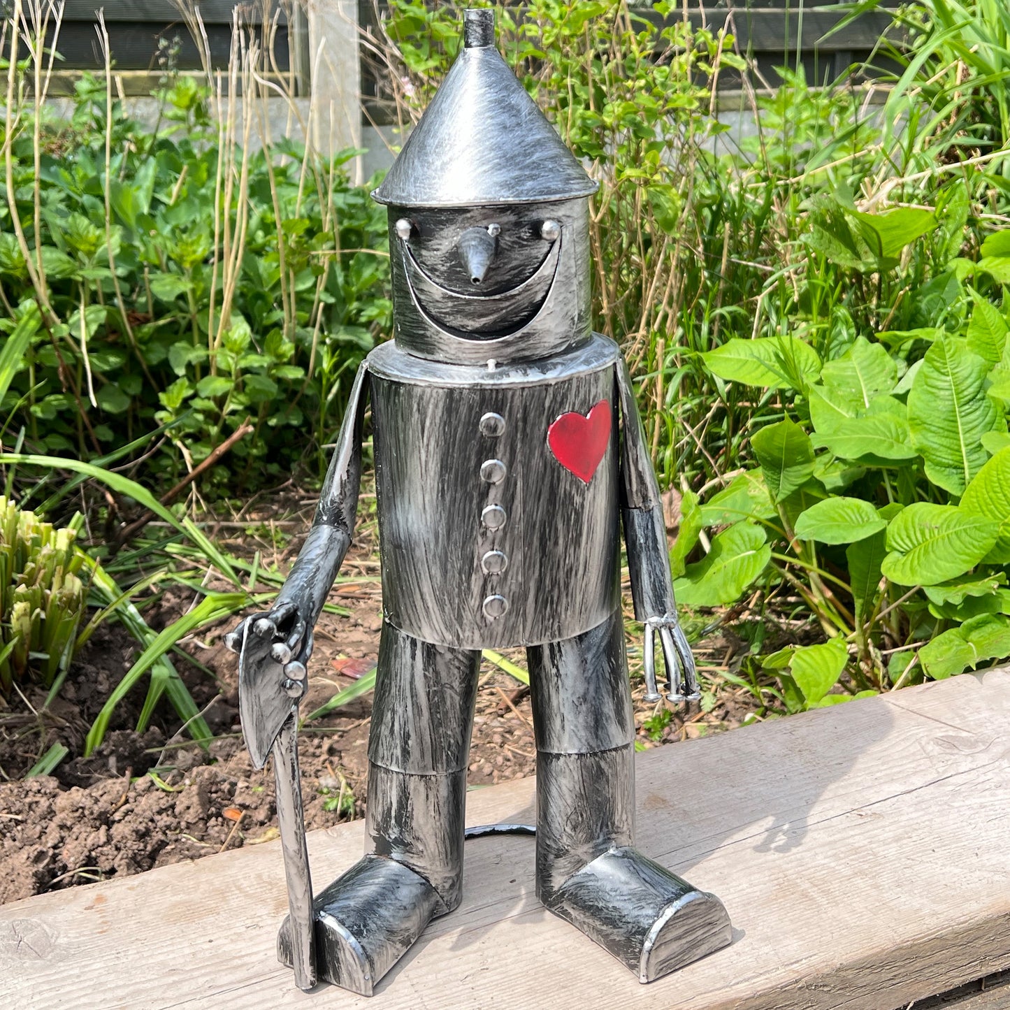 41cm Tall Metal Tin Man Ornament